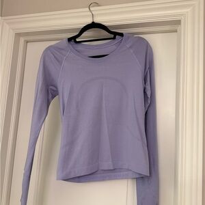 Lululemon *Swiftly Tech Long-Sleeve Shirt 2.0- Liliac Smoke
